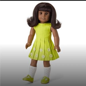 American Girl Melody's Green Daisy Outfit Set